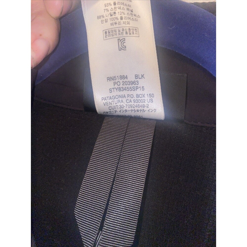 Patagonia Adze Hybrid Jacket Polartec Windbloc Softshell Black Women XS Zip - Picture 6 of 13